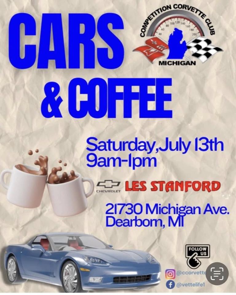 CCCoM's Cars & Coffee sponsored by Les Stanford