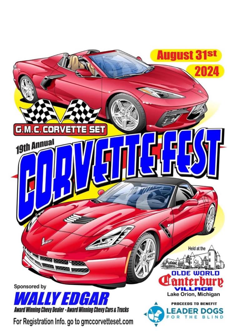 CCCoM supports the 2024 Corvette Fest