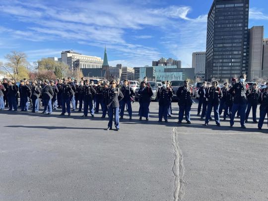 CCCoM supporting the 17th Annual Veterans Day Parade