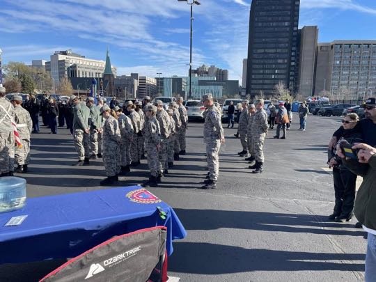 CCCoM supporting the 17th Annual Veterans Day Parade