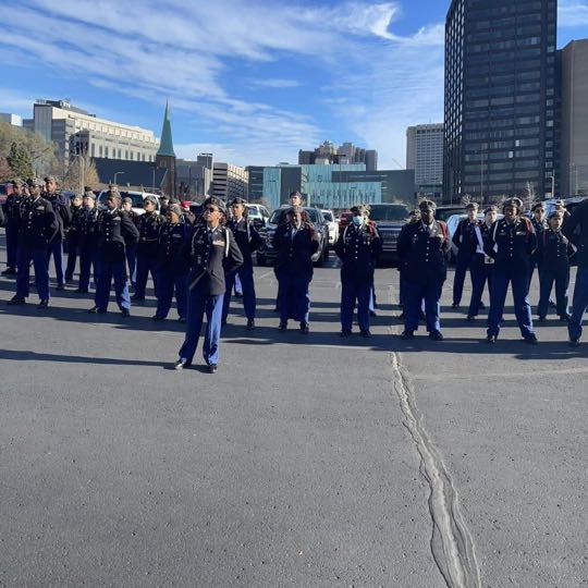 CCCoM supporting the 17th Annual Veterans Day Parade