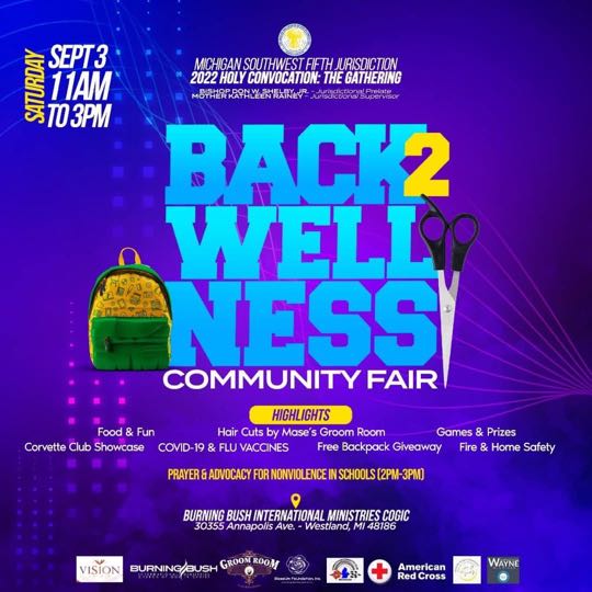 CCCoM supporting The Back 2 Wellness Community Fair