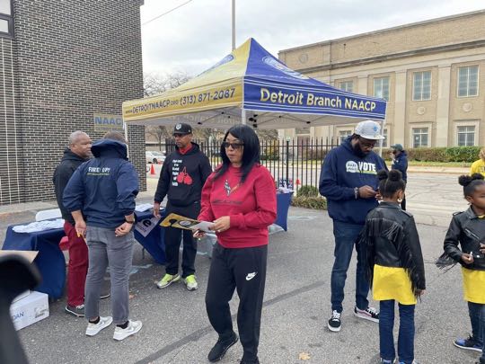CCCoM supporting the NAACP “Take your Soles to the Polls”