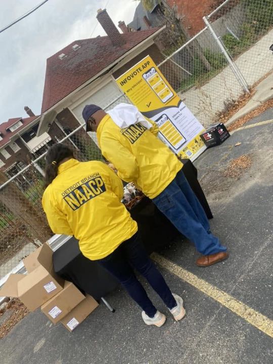 CCCoM supporting the NAACP “Take your Soles to the Polls”