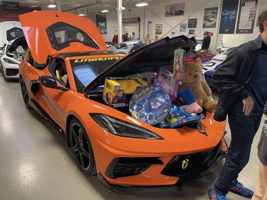 CCCoM supporting “Toys for Tots”, at the Lingenfelter Collection