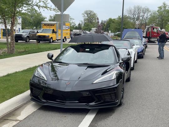CCCoM w/ Lakeshore Corvette Club at "The Tulip Festival Parade"