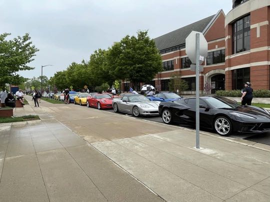 CCCoM w/ Lakeshore Corvette Club at "The Tulip Festival Parade"
