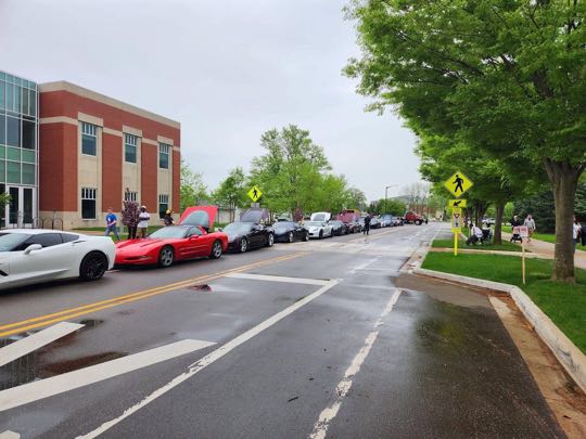 CCCoM w/ Lakeshore Corvette Club at "The Tulip Festival Parade"