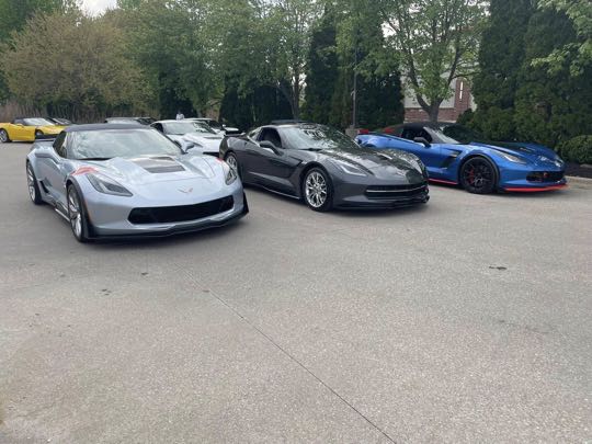 CCCoM w/ Lakeshore Corvette Club at "The Tulip Festival Parade"