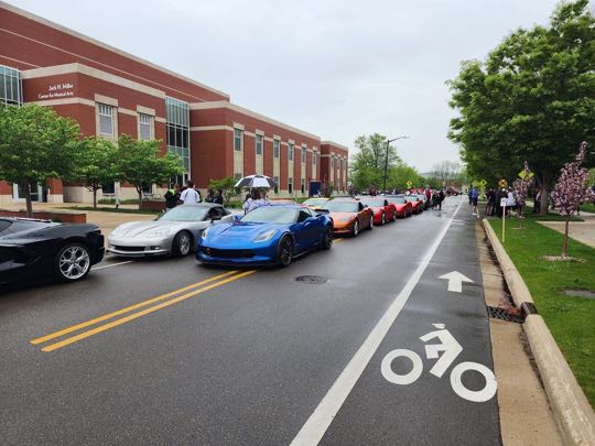 CCCoM w/ Lakeshore Corvette Club at "The Tulip Festival Parade"