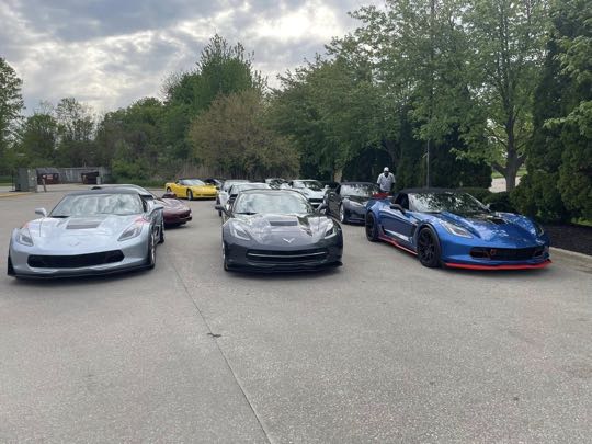 CCCoM w/ Lakeshore Corvette Club at "The Tulip Festival Parade"